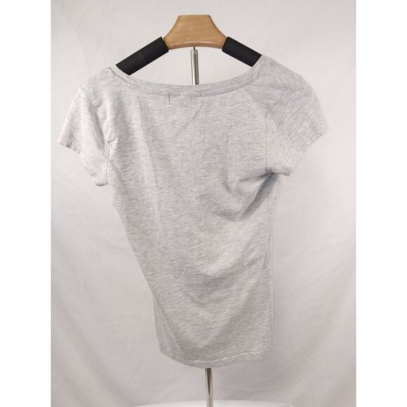 Bundle of Two (2) Derek Heart Women's Short Sleeve Grey & Purple Tops Medium - Picture 5 of 13